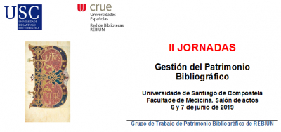 DataLib Servicios Documentales patrocina las II Jornadas de Gestión del Patrimonio Bibliográfico