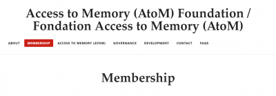 DataLib Servicios Documentales se incorpora como miembro institucional en la Fundación AtoM